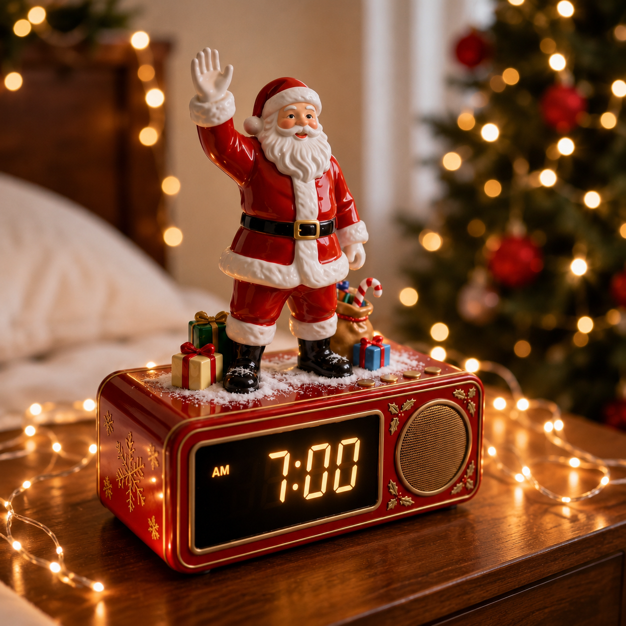 Santa Snooze Alarm Clock