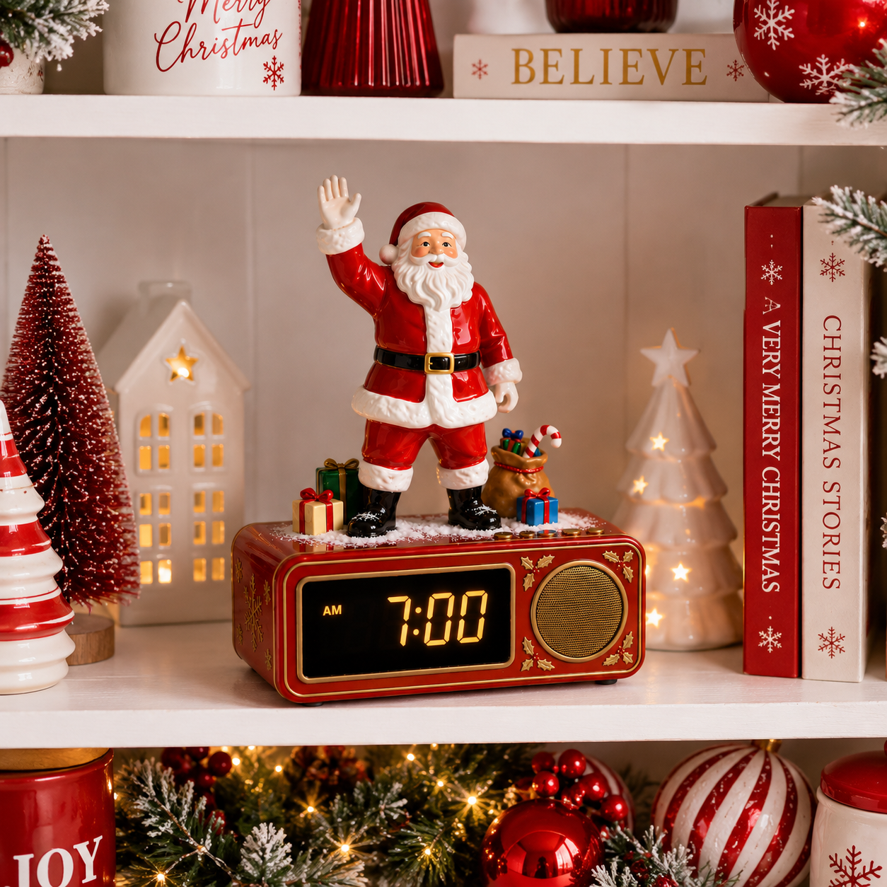Santa Snooze Alarm Clock